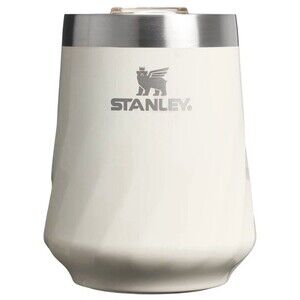 Stanley 11 oz Stainless Steel Swirl Wine Tumbler Cream Gloss NEW